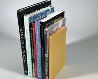 (8pc) Mixed Lot Art Books | Including Corzas and Monet.