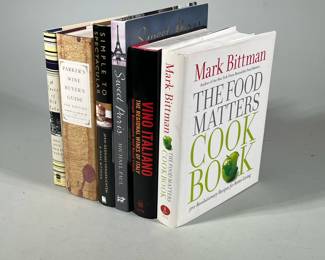 (6pc) Collection Cooking And Wine Books | Including wine guides & "A Taste of Cuba"