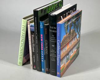 (8pc) Collection Travel And Style Books | Including New York and the Caribbean