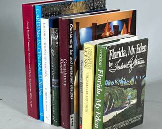 Mixed Lot Architecture Books On Europe And The Us |
Including Long Island country houses and their architects.