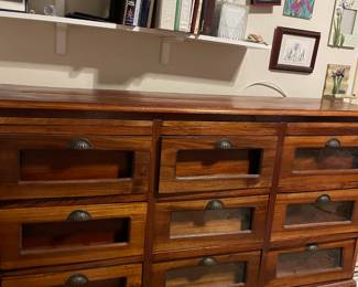 Cabinet glass front $225