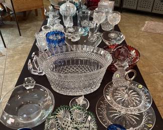 Crystal, cut glass and more