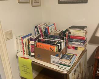 Cook books and gardening books