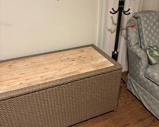 New faux wicker trunk
