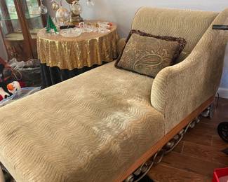 Chaise lounge velvet $300