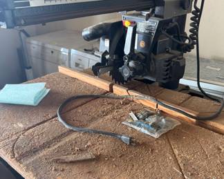 Arm Saw, Washer and Dryer 