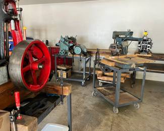 gas engine and machines
