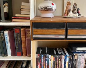 Books, CD's and lamps