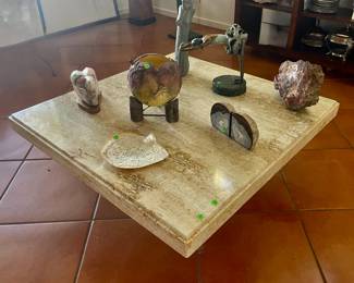Terrazzo marble coffee table