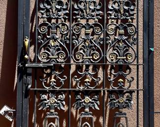 Wrought iron door