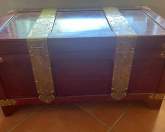 Asian blanket chest
