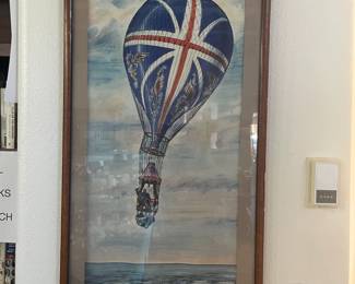 French balloon print