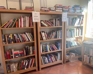 Books and bookshelves