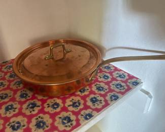 copper frying pan
