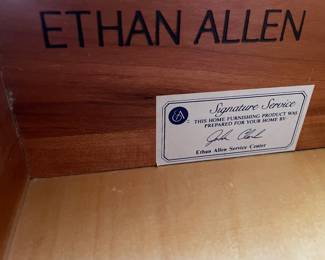 Ethan Allen bedroom suit