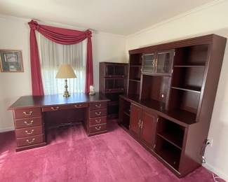 Queen Anne style office furniture. Buy the lot or each piece.