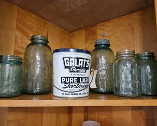 Blue Canning Jars