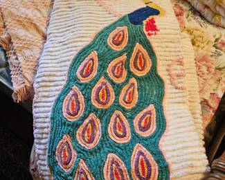 Peacock Chenille Spread