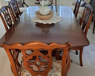 Another view of the dining table