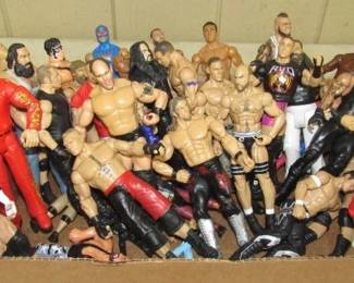 Wrestlers Box Lot