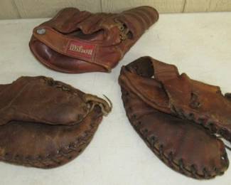 Old Baseball Gloves