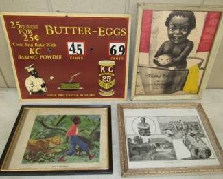 Black Art Sign & Pictures