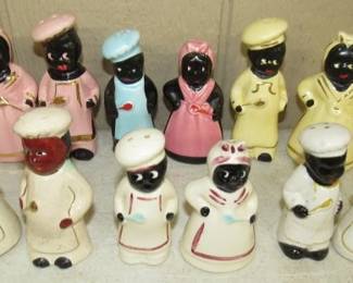 Black Art Salt & Pepper Shakers