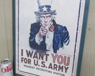 Uncle Sam Framed Poster