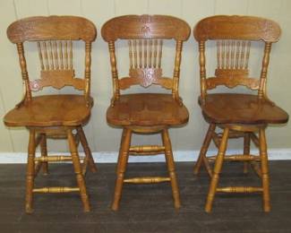 Oak Bar Stools