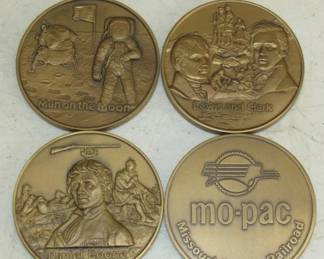 Missouri Pacific Railroad Medals/Paperweights