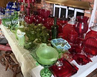 Red Glassware