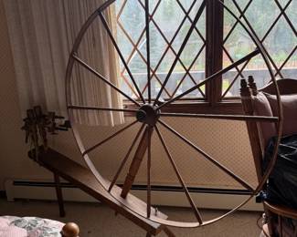 Vintage Spinning Wheel