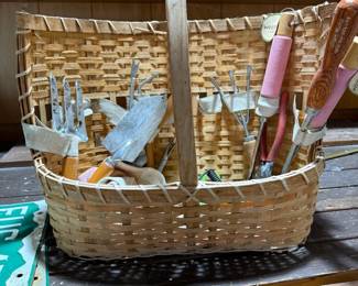 Gardening Basket Tools
