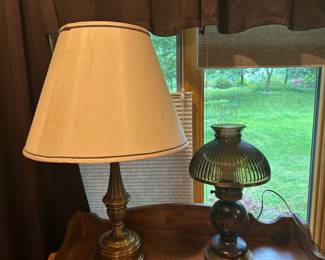 Many lamps - electric and oil