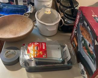Crock pots and hot buffets