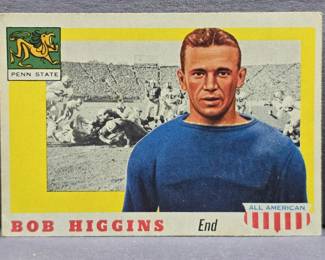 1955 Topps All-American #33 Bob Higgins Football Card