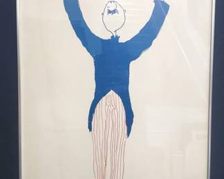 Pencil signed and numbered Robert Weil lithograph