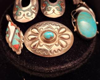 Signed Native American jewelry