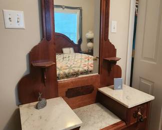 H. F
New Orleans marbletop dresser
