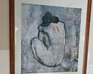 "Bluer Nude" Print Pablo Picasso