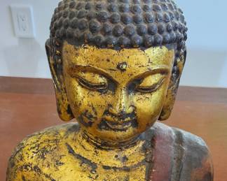 Bronze Buddha Head from Tang Dynasty (618-907)