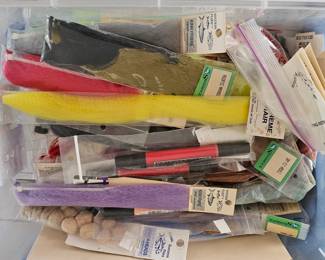 Lure making supplies.