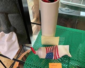 Verne Funk Vase and Toothpaste Sculpture 