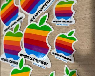 Vintage Apple Computer stickers