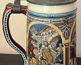 GERMAN METTLACH STEIN