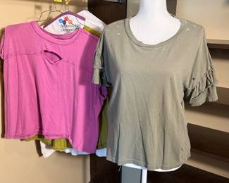 Designer T-shirt Collection Including Daily- Current Elliot, “We the Free” by Free People and Pilco
