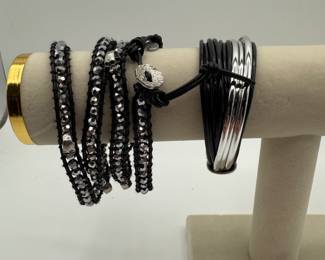 Sacchi Bracelet and a handmade wrap bracelet