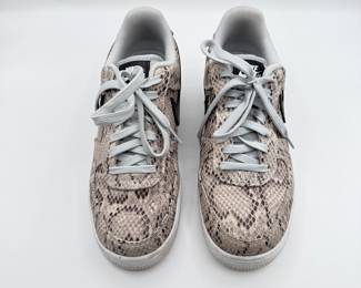 Nike Air Force 1 Python Print Sneakers Size Men's 6.5/Women's 8.5