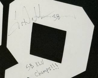 Framed autographed jersey from Green Bay Packers player Tramon Williams #38, complete with two framed action photos of the player. See pictures for more details.