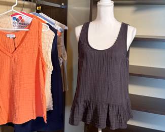 Women’s Sleeveless Blouse Collection including Michael Stars.